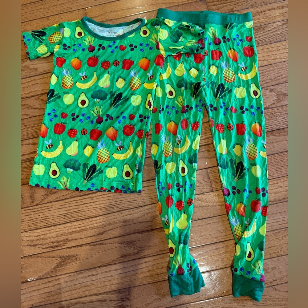 Little Sleepies Once Upon a Farm Print Kids Pajama Set